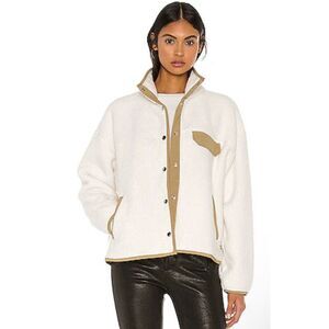 North Face Cragmont Fleece Jacket size M Vintage White Kelp Tan